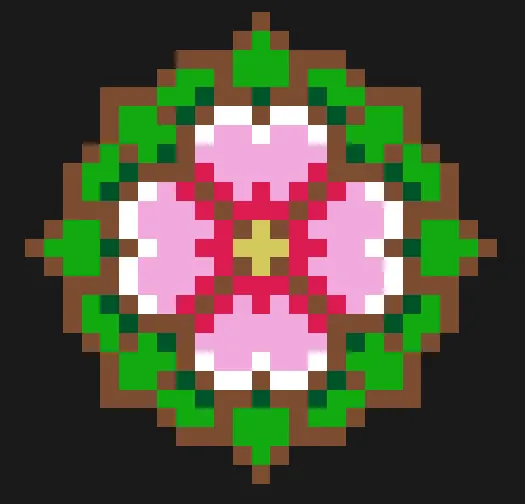 Kwiaty z koralików do prasowania – Kwiat mandala