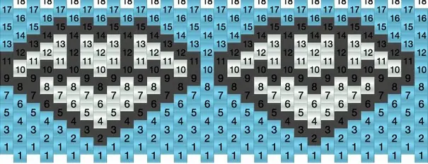 Diament z koralików do prasowania – Diament w stylu kandi