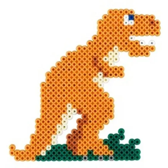 Dinozaury z koralików do prasowania – inspiracja 13