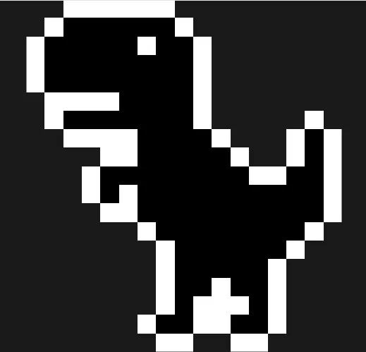 Dinozaury z koralików do prasowania – Dinozaur z Google