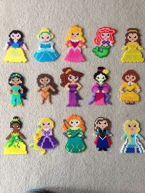 Disney z koralików do prasowania – inspiracja 12