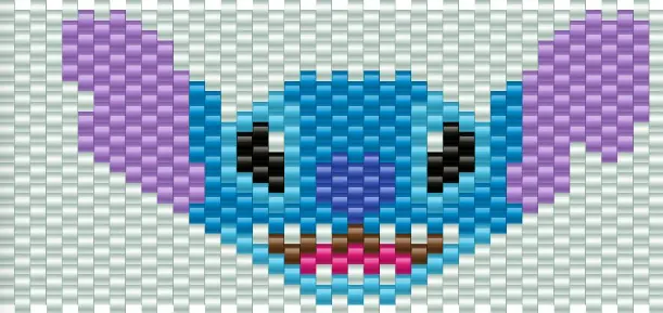 Disney z koralików do prasowania – Stitch