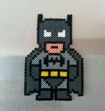 Nietoperz z koralików do prasowania – Batman