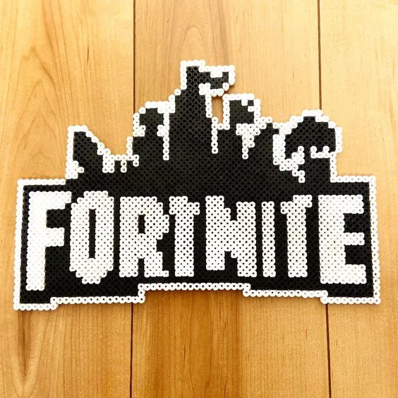 Fortnite z koralików do prasowania – inspiracja 5