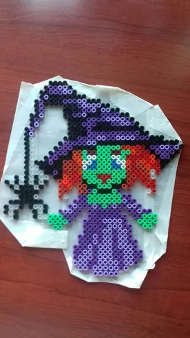 Halloween z koralików do prasowania – inspiracja 4