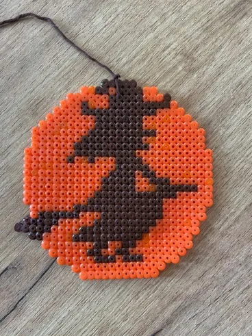Halloween z koralików do prasowania – inspiracja 14
