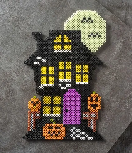 Halloween z koralików do prasowania – inspiracja 15