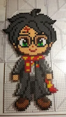 Harry Potter z koralików do prasowania – inspiracja 12