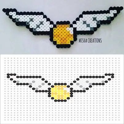 Harry Potter z koralików do prasowania – inspiracja 15