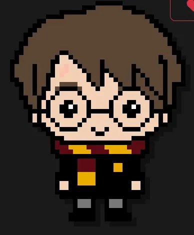 Harry Potter z koralików do prasowania – Harry Potter