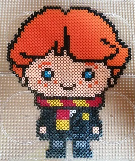 Harry Potter z koralików do prasowania – Ron Weasley – Harry Potter