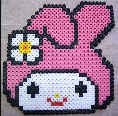 Hello Kitty z koralików do prasowania – Hello Kitty – My Melody