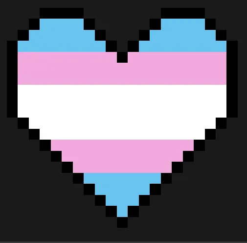 Serce z koralików do prasowania – Serce queer