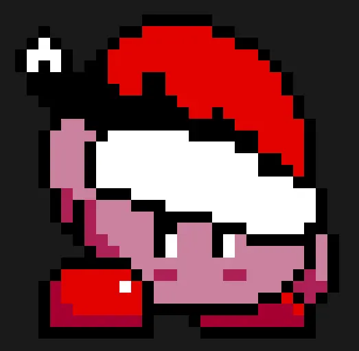 Boże Narodzenie z koralików do prasowania – Świąteczny Kirby