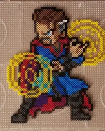 Marvel z koralików do prasowania – inspiracja 1
