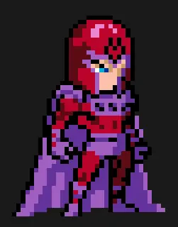 Marvel z koralików do prasowania – Magneto