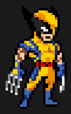 Marvel z koralików do prasowania – X-Men – Wolverine