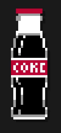 Jedzenie z koralików do prasowania – Coca-Cola