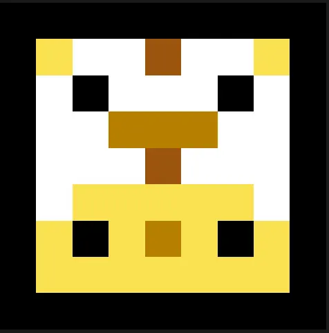 Minecraft z koralików do prasowania – Kapitan Kot