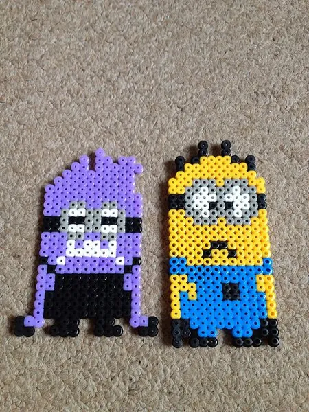 Minionki z koralików do prasowania – inspiracja 2