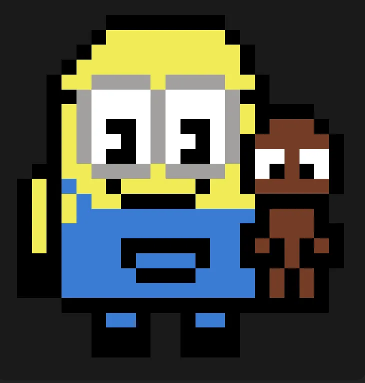 Minionki z koralików do prasowania – Bob
