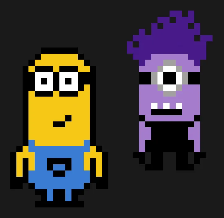 Minionki z koralików do prasowania – Złe Minionki