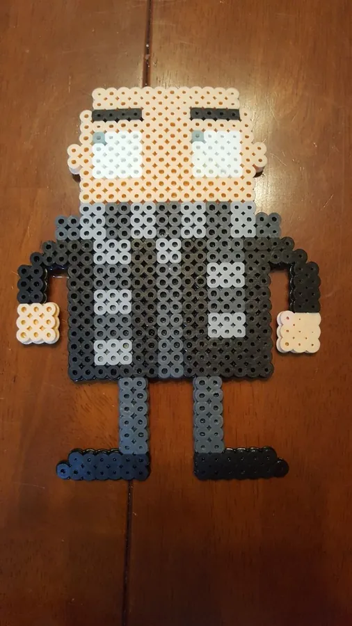 Minionki z koralików do prasowania – Gru