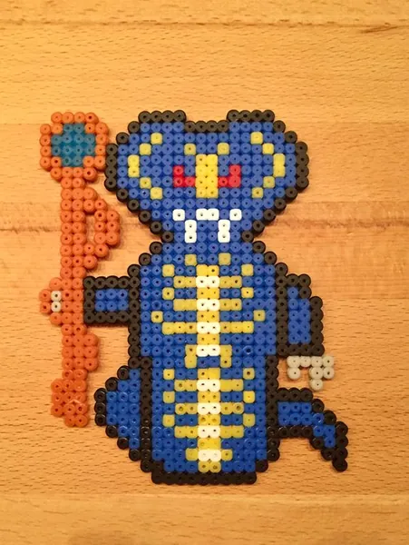 Ninjago z koralików do prasowania – inspiracja 2