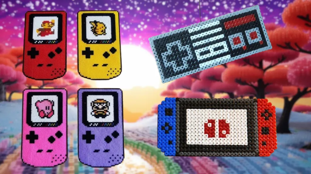 Nintendo z koralików do prasowania
