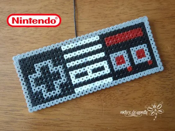 Nintendo z koralików do prasowania – inspiracja 7