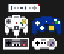 Nintendo z koralików do prasowania – Retro kontrolery Nintendo