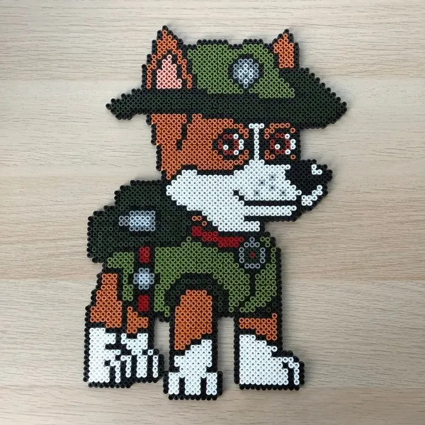 Psi Patrol z koralików do prasowania – inspiracja 6