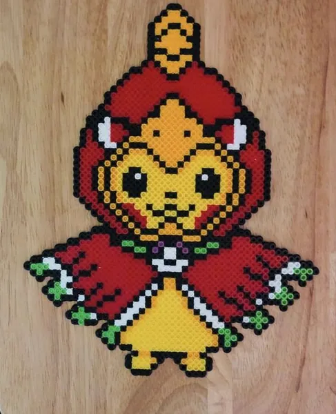 Pikachu z koralików do prasowania – inspiracja 6
