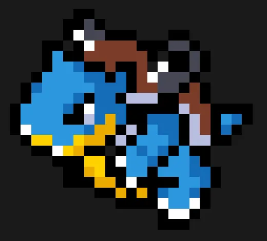 Blastoise z koralików do prasowania – Mini Blastoise