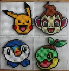 Pokémon z koralików do prasowania – inspiracja 1