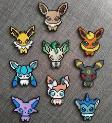 Pokémon z koralików do prasowania – inspiracja 4