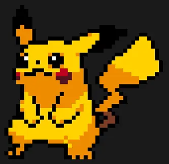 Pokémon z koralików do prasowania – Pikachu