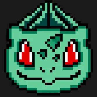 Pokémon z koralików do prasowania – Bulbasaur
