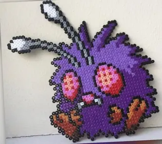 Pokémon z koralików do prasowania – Venonat