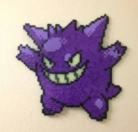 Pokémon z koralików do prasowania – Gengar