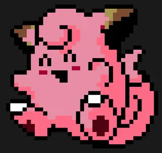 Pokémon z koralików do prasowania – Clefairy