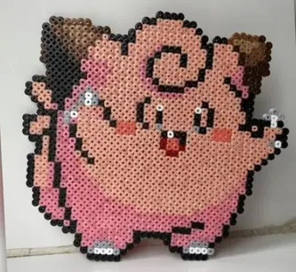Pokémon z koralików do prasowania – Clefairy