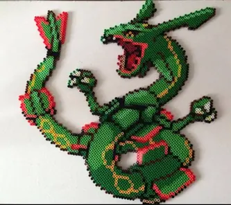 Pokémon z koralików do prasowania – Rayquaza – sprite