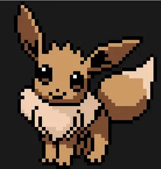 Pokémon z koralików do prasowania – Eevee