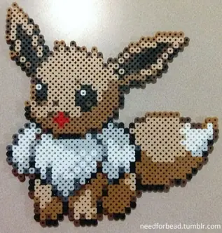 Pokémon z koralików do prasowania – Eevee