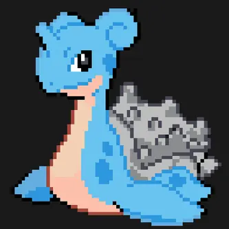 Pokémon z koralików do prasowania – Lapras