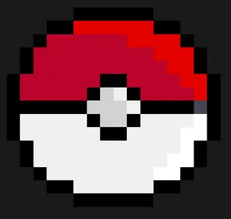 Pokémon z koralików do prasowania – Pokéball