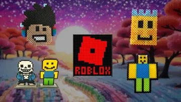 Roblox z koralików do prasowania
