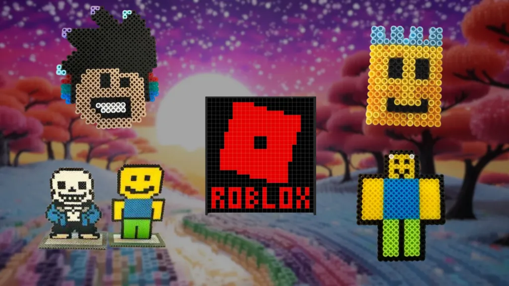 Roblox z koralików do prasowania