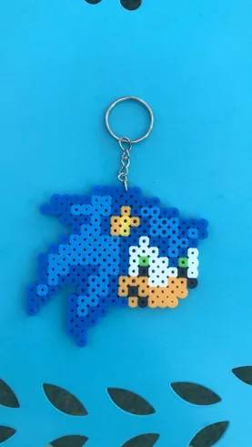 Sonic z koralików do prasowania – inspiracja 21